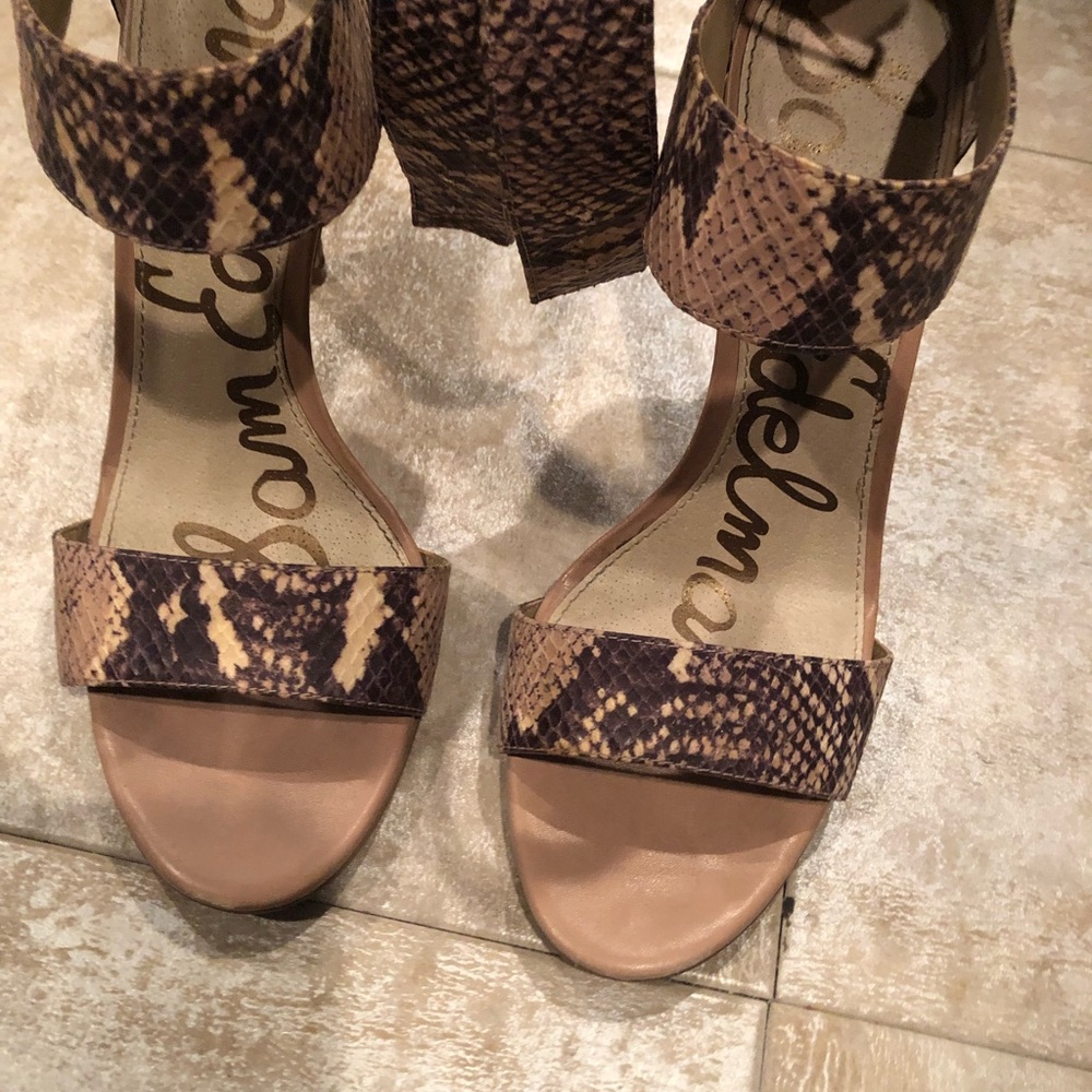 Sam Edelman animal print sandals